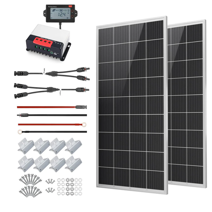 BougeRV 400 Watt 12 Volt Solar Starter Kit — Build the Power