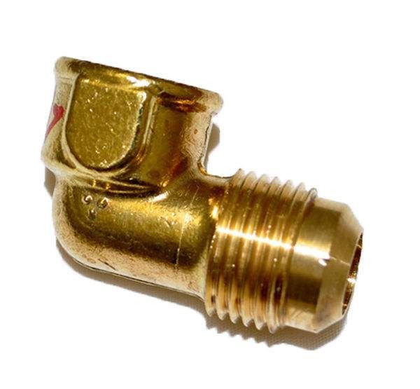 HPC Fire 410 Male Connector Brass Fitting, 3/8-Inch Tube, 3/8-Inch MIP