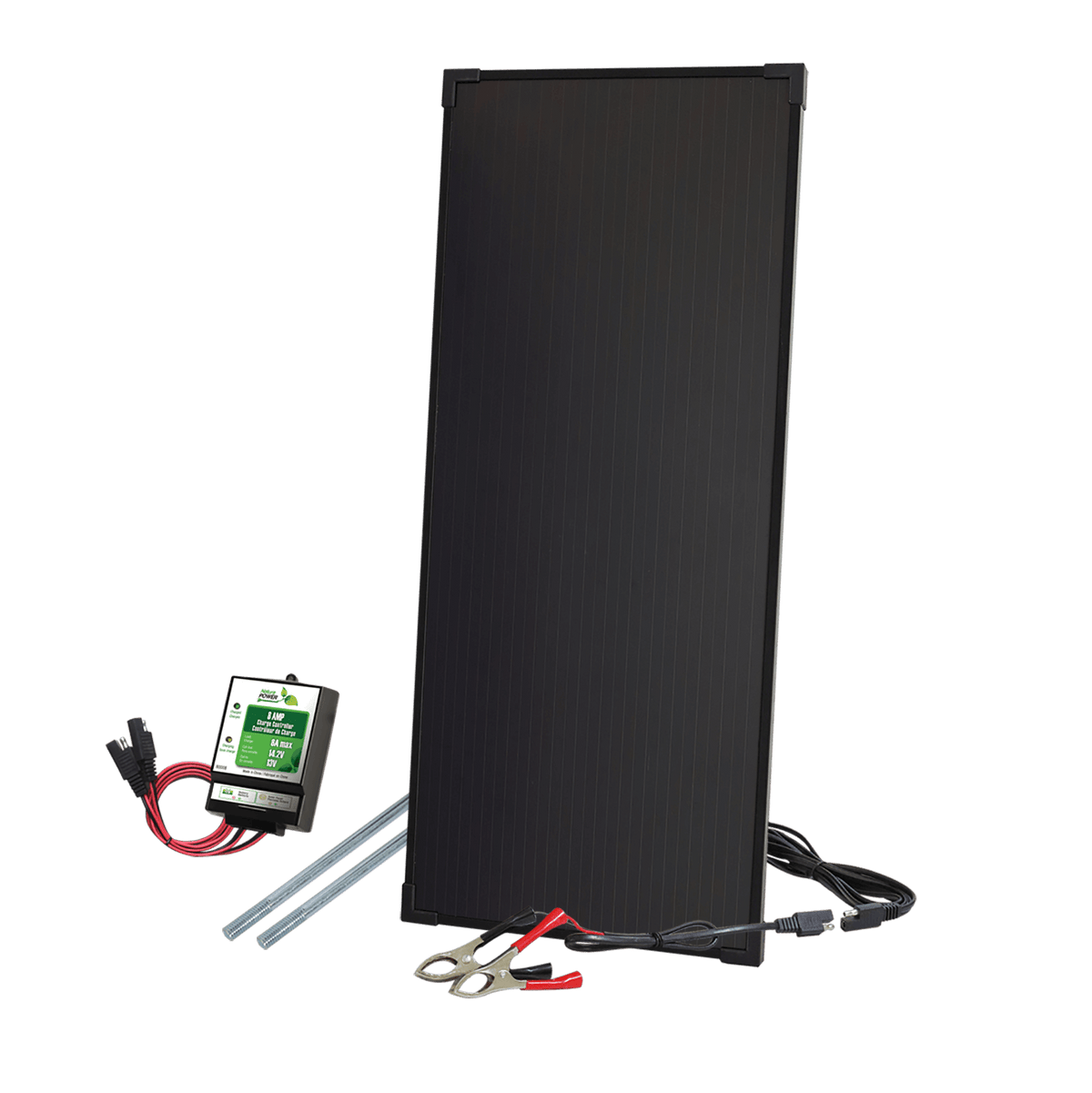 Nature Power 22 Watt Solar Charging Kit For 12 Volt Batteries — Build