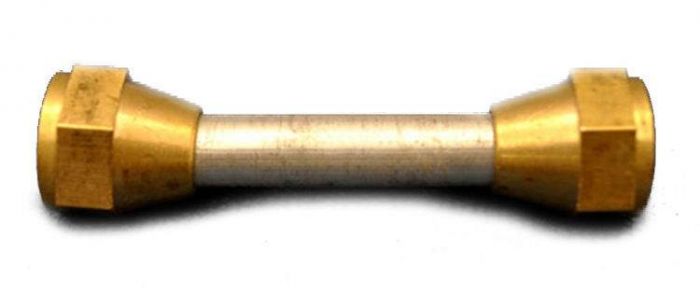 HPC Fire Brass 3-Inch Swivel Connector, 3.8-Inch Flare Fittings