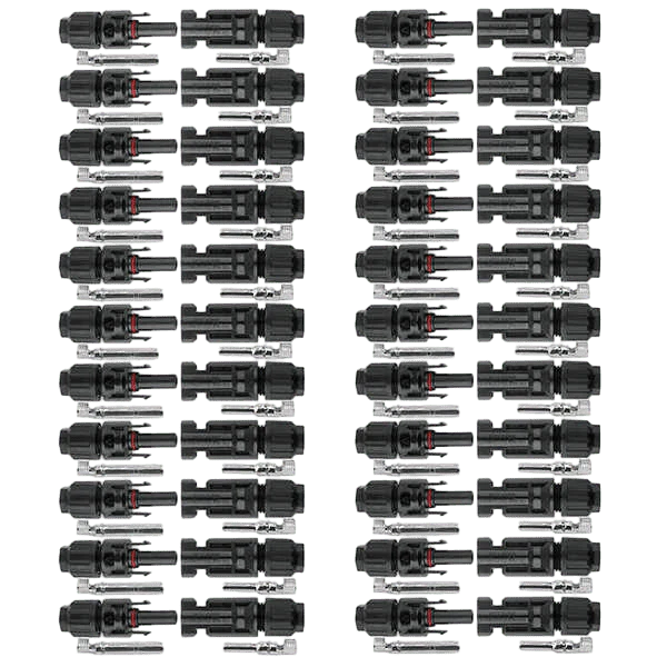 BougeRV 44PCS Solar Connector with Spanners IP67 Waterproof Male/Female