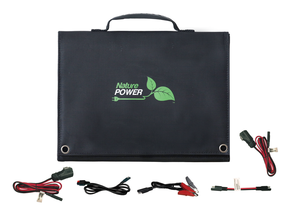 Nature Power 80 Watt Portable Folding Solar Panel