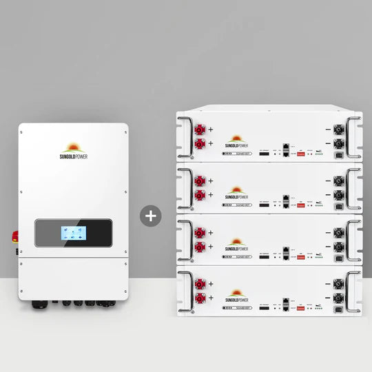 Sungold UL 10KW Hybrid Inverter 48V Split Phase Grid Feedback Batteryless