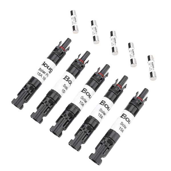 BougeRV 5 PCS 15A Solar Fuse Holder