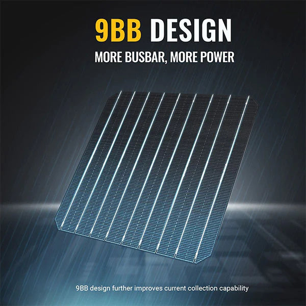 BougeRV 600W (200W*3pcs) 12V 9BB Mono Solar Panel