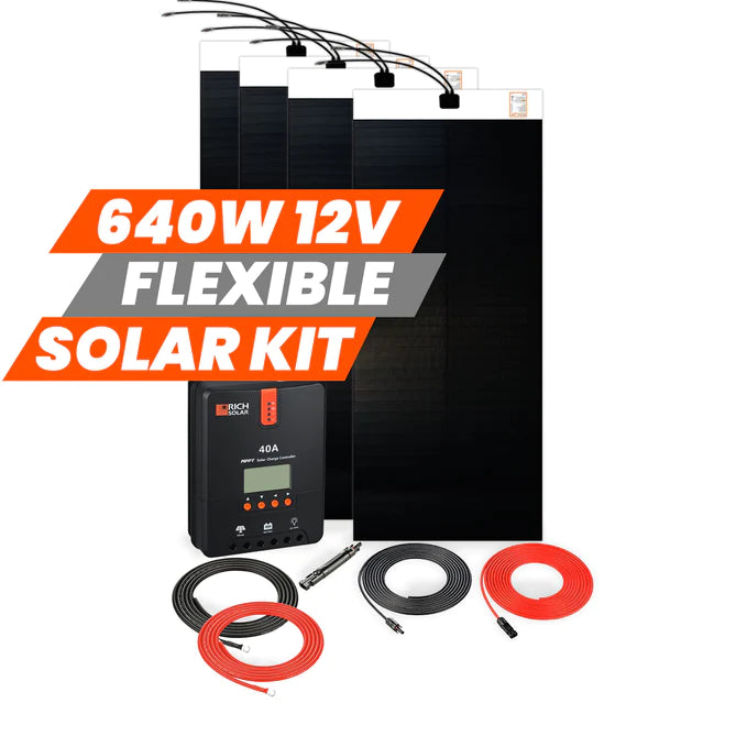 Rich Solar 640 Watt Flexible Solar Kit