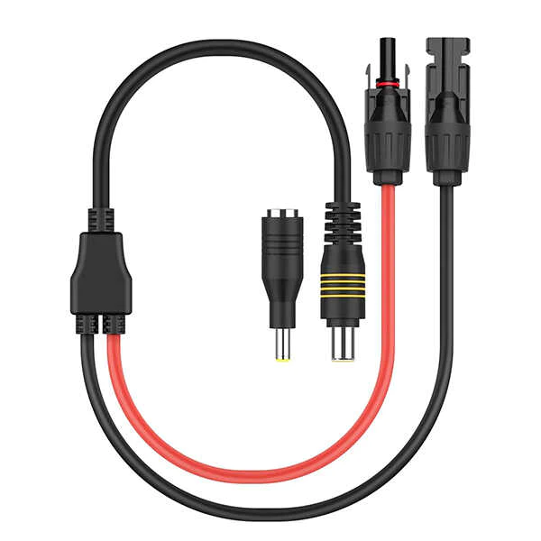 BougeRV 6Feet 14AWG Solar Connector to DC Adapter