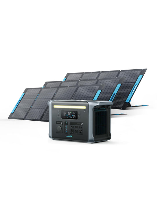 SOLIX F1200 Solar Generator - 1229Wh | 1800W | 3 × 200W Solar Panel