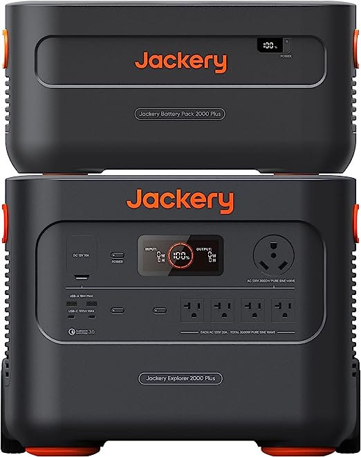 Jackery Explorer Kit 4kWh 1*E2000Plus+1* E2000Plus Battery Pack