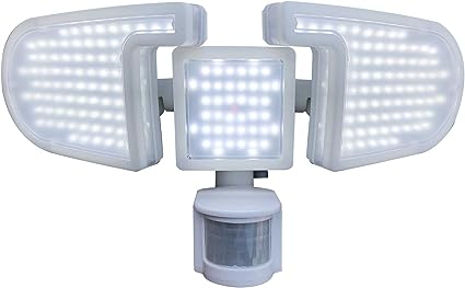 Nature Power 205 LED Triple Head Solar Motion Security Light (2-Pack)