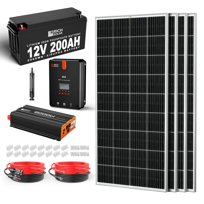 Rich Solar 800 Watt Complete Solar Kit