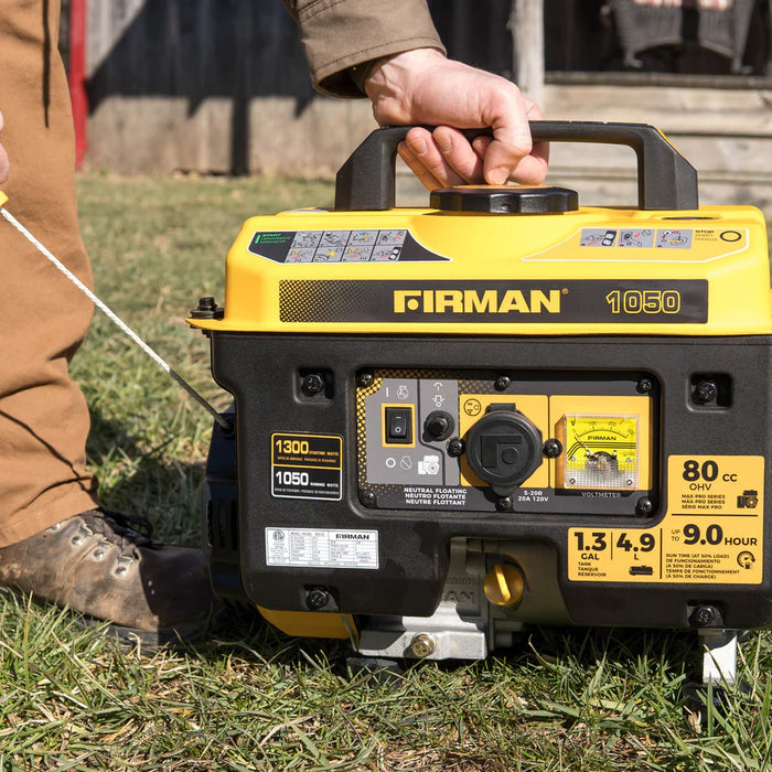 Firman Gas Portable Generator 1300W Recoil Start