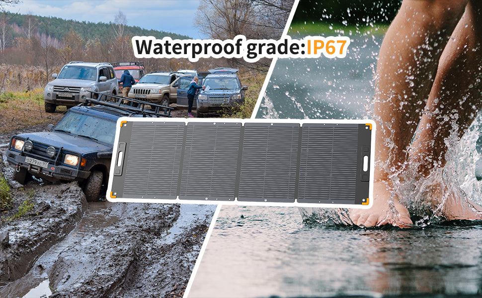 PECRON PV200 200W Portable Solar Panel Waterproof IP67-New Version