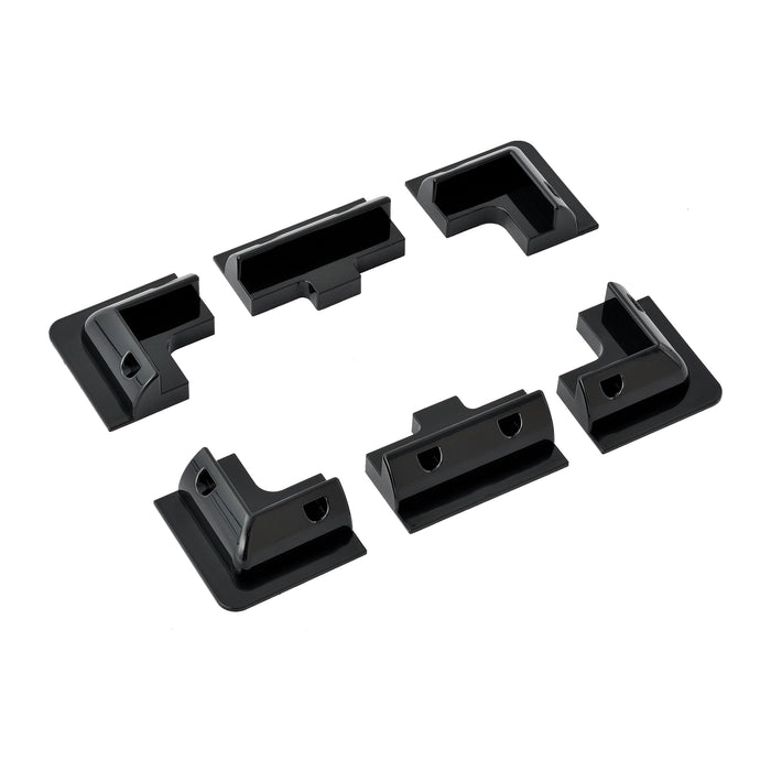 Rich Solar Corner Bracket Mounts | Set of 6 Brackets for Solar Panel Mounting | Designed for RICH SOLAR MEGA Series Solar Panels | Easy to Install