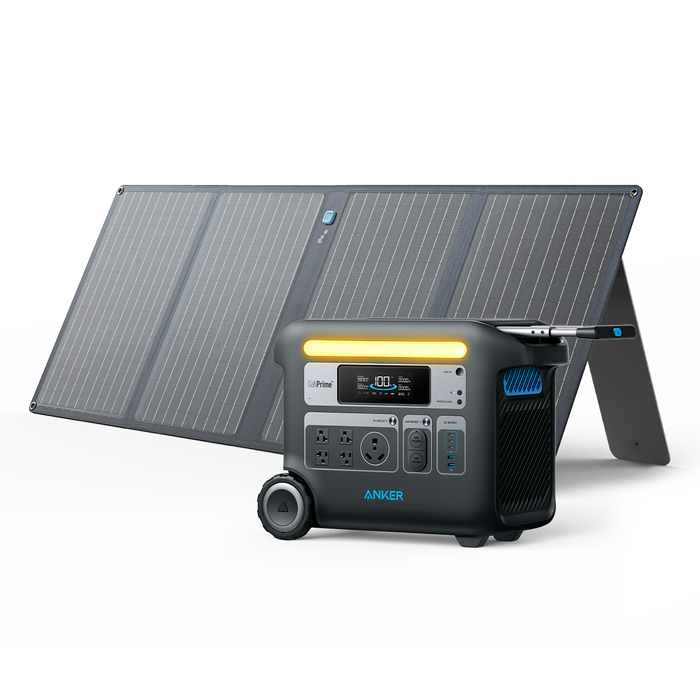 Anker SOLIX F2000 (PowerHouse 767) Solar Generator - 2048Wh｜2400W｜100W Solar Panel