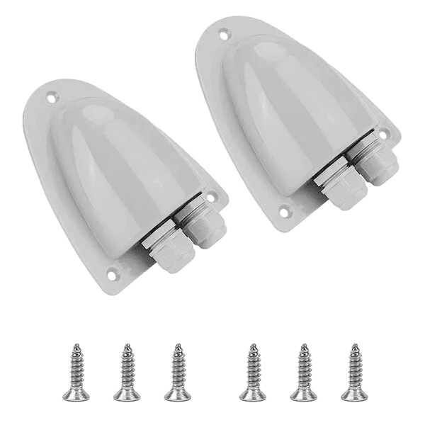 BougeRV ABS Solar Double Cable Entry Gland Box