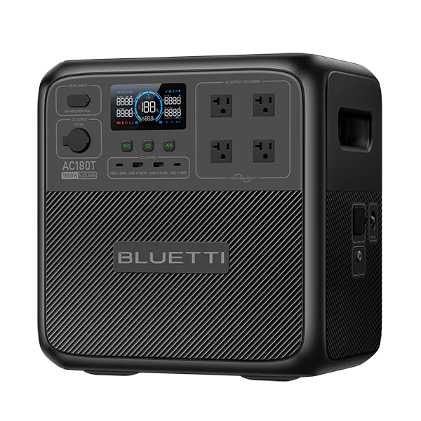 BLUETTI AC180T Portable Power Station | 1,800W,1433Wh