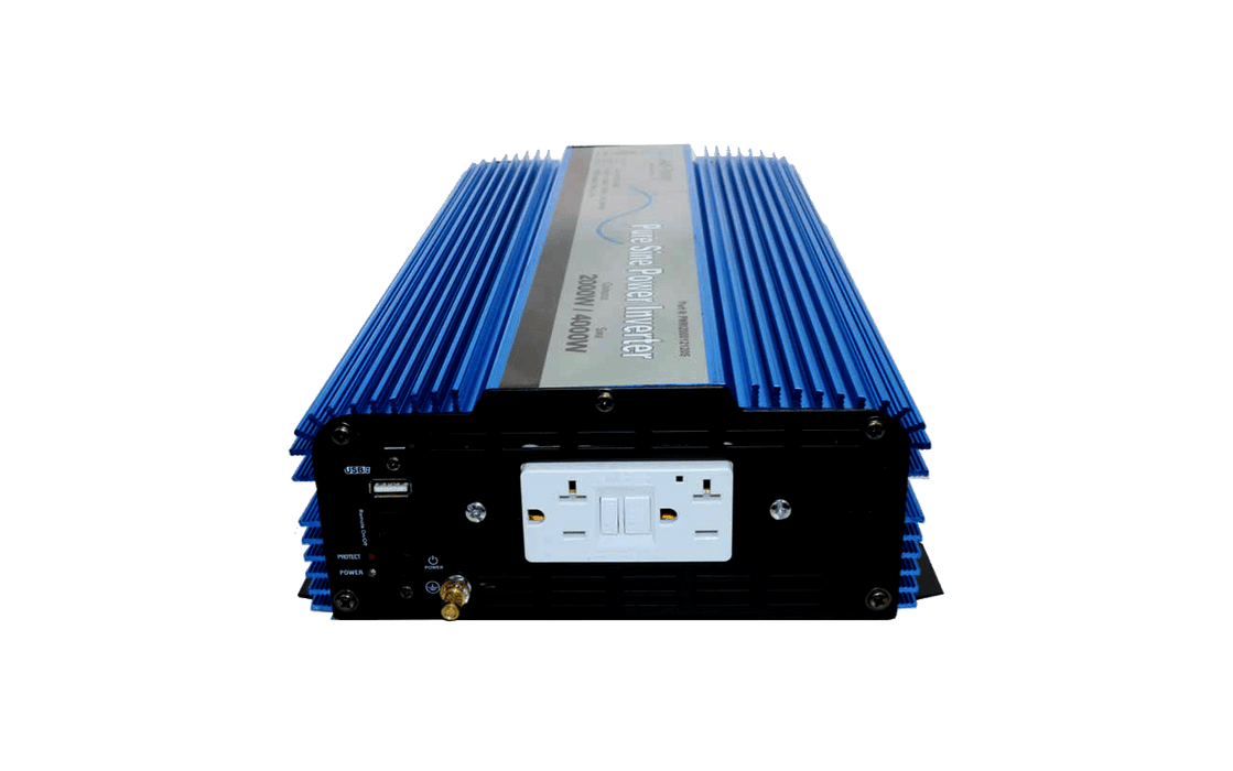 Big Battery Aims 2000 Watt Pure Sine Wave Inverter ETL Listed to UL 458