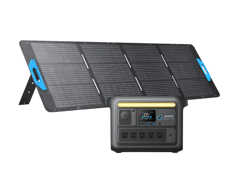 Anker SOLIX C800X Solar Generator + 200W Solar Panel