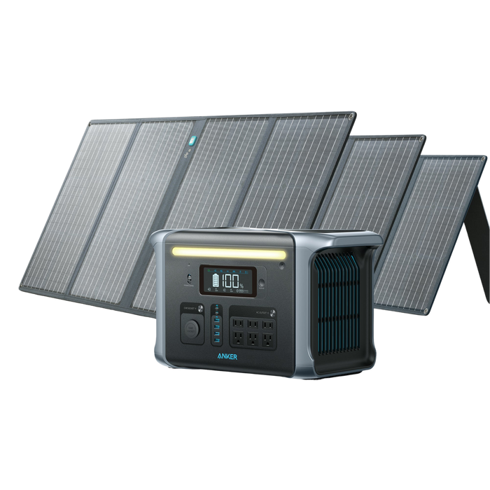 Anker SOLIX F1200 Solar Generator - 1229Wh | 1800W｜300W Solar Panel