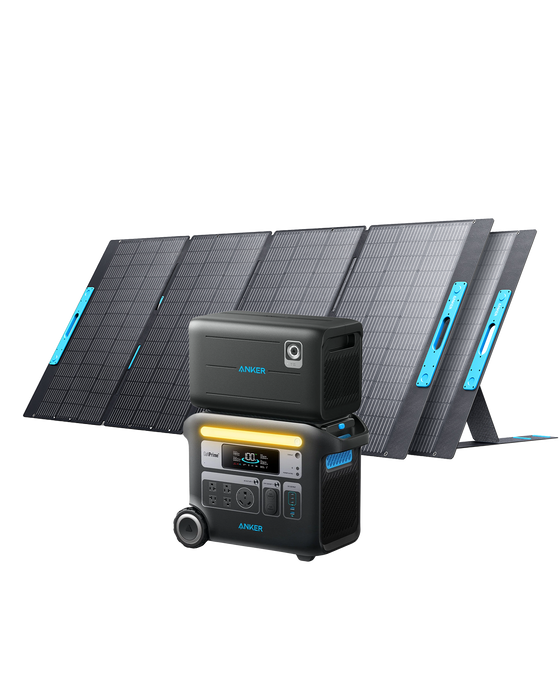 Anker SOLIX F2000 (PowerHouse 767) Solar Generator - 4096Wh｜2400W｜800W Solar Panel