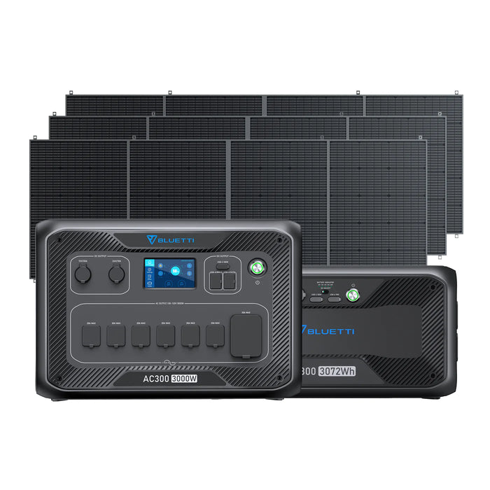 BLUETTI AC300 + B300S | Home Battery Backup Battery Solution