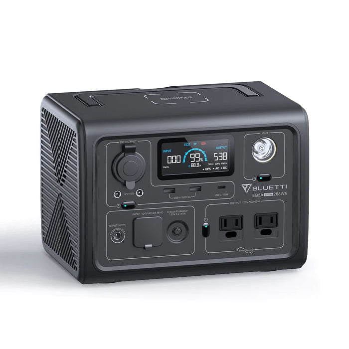 BLUETTI EB3A Portable Power Station | 600W 268Wh