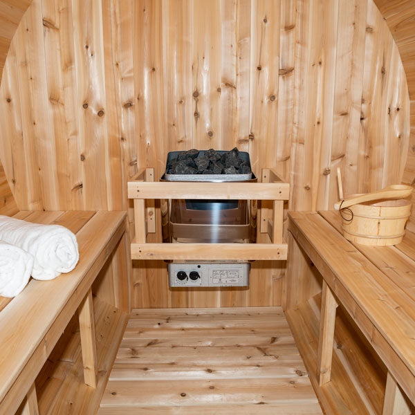 Dundalk Leisurecraft Electric Heated CT Serenity Barrel Sauna