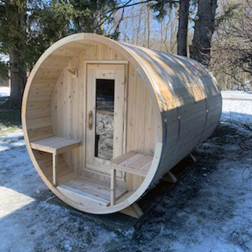 Dundalk Leisurecraft Electric Heated CT Serenity Barrel Sauna