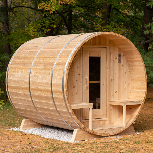 Dundalk Leisurecraft Electric Heated CT Serenity Barrel Sauna