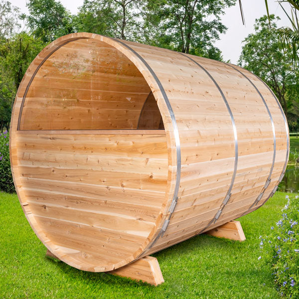 Dundalk Leisurecraft Electric Heated CT Serenity MP Barrel Sauna