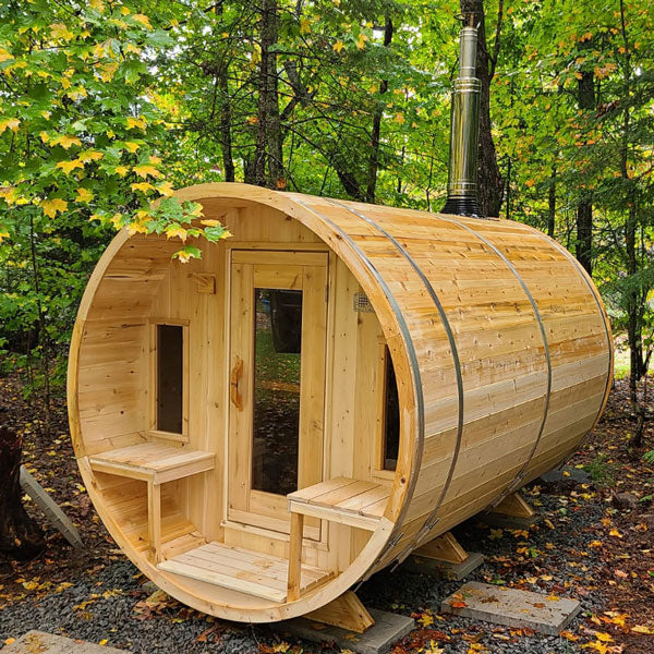 Dundalk Leisurecraft Electric Heated CT Tranquility Barrel Sauna