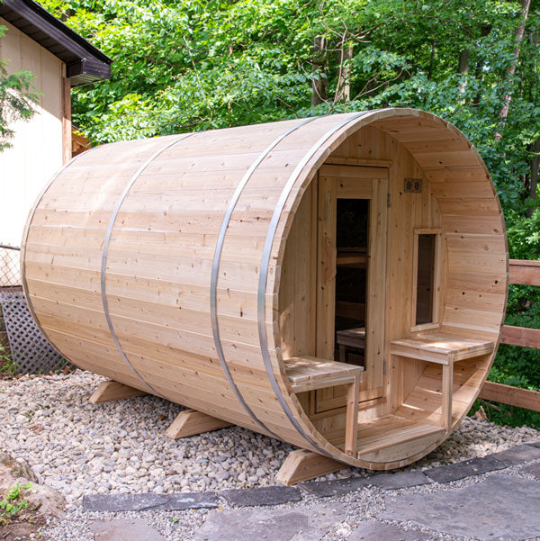 Dundalk Leisurecraft Electric Heated CT Tranquility Barrel Sauna