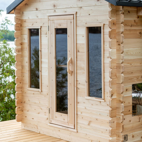 Dundalk Leisurecraft Electric Heated CT Georgian Cabin Sauna