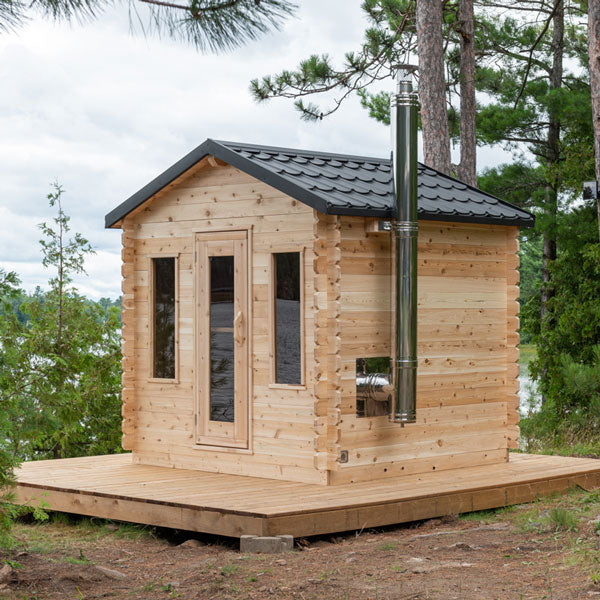 Dundalk Leisurecraft Electric Heated CT Georgian Cabin Sauna