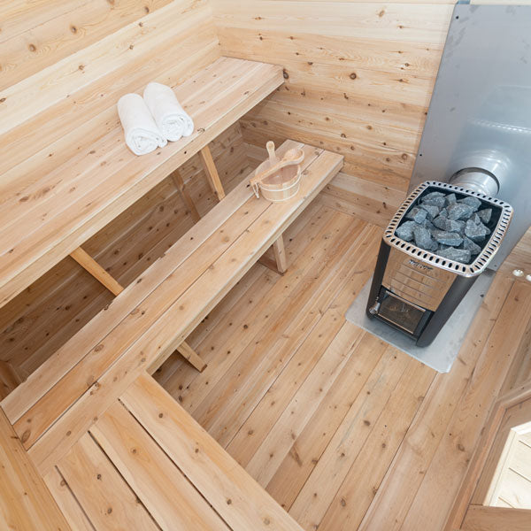 Dundalk Leisurecraft Electric Heated CT Georgian Cabin Sauna