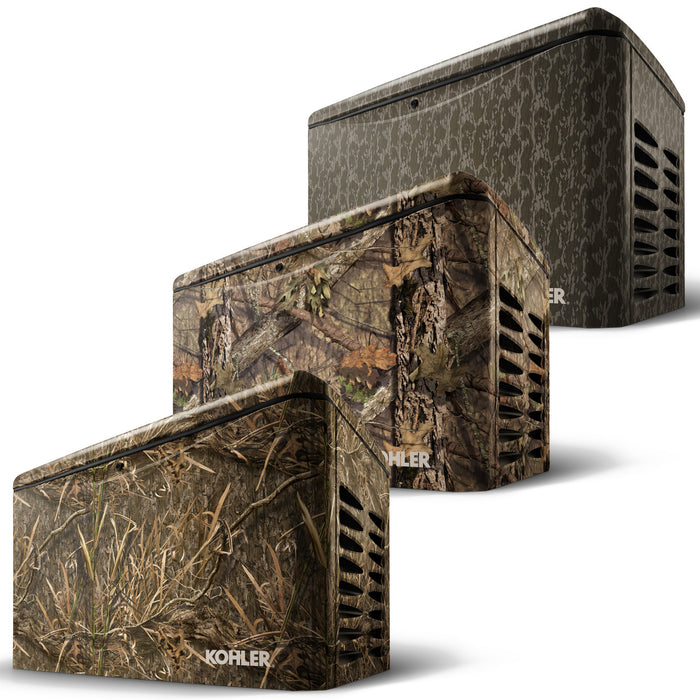 Kohler 26RCA 26kW Generator with Mossy Oak Camo Aluminum Enclosure