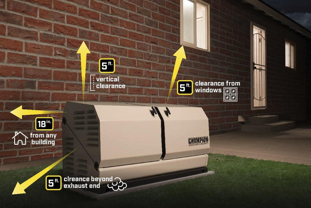 Champion 14 kW Whole House Home Standby Generator with aXis Technology