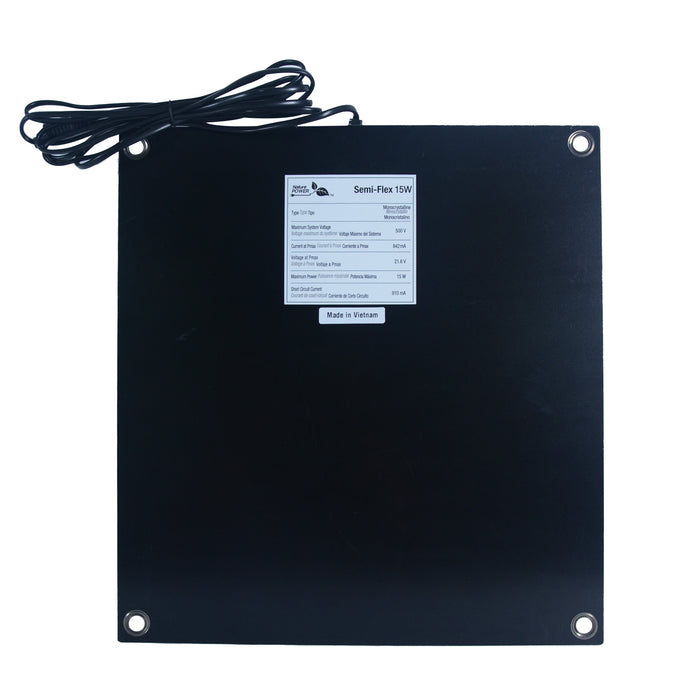 Nature Power 15 Watt Semi Flex Solar Panel