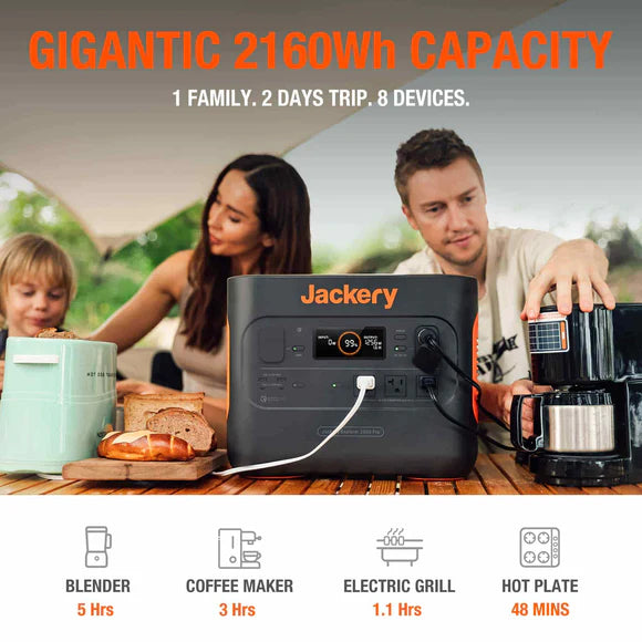 Jackery Explorer 2000 Pro 2160 Wh portable power station