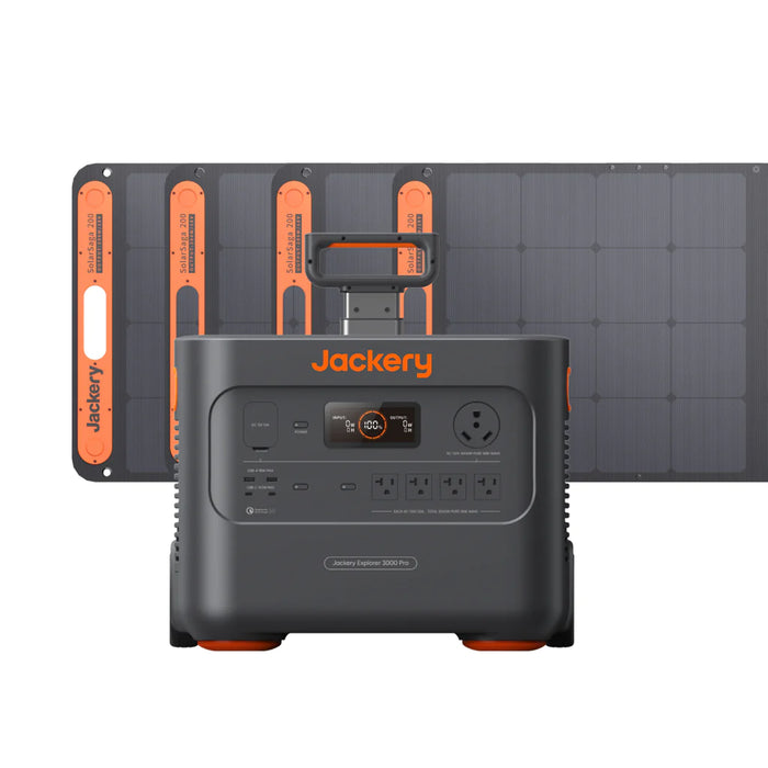 Jackery Solar Generator with Explorer 3000 Pro Power Station