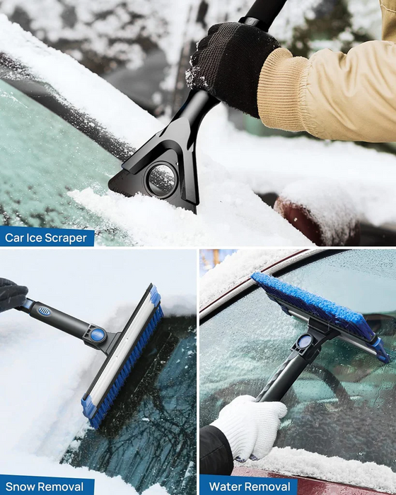 BougeRV Extendable Snow Brush and Ice Scraper