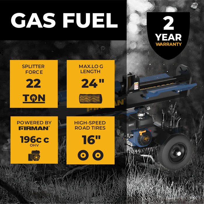 Firman 22-TON LOG SPLITTER