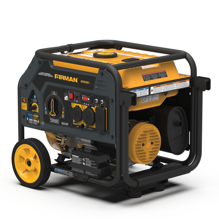 Firman Dual Fuel 4550W Portable Generator Electric Start 120V