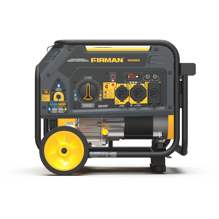 Firman Dual Fuel Portable Generator 4550/3650W Recoil Start