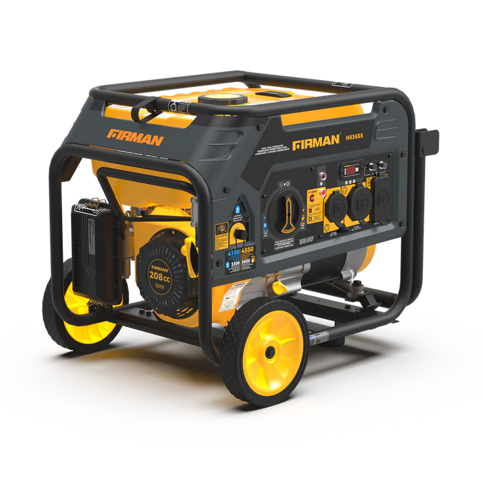 Firman Dual Fuel Portable Generator 4550/3650W Recoil Start