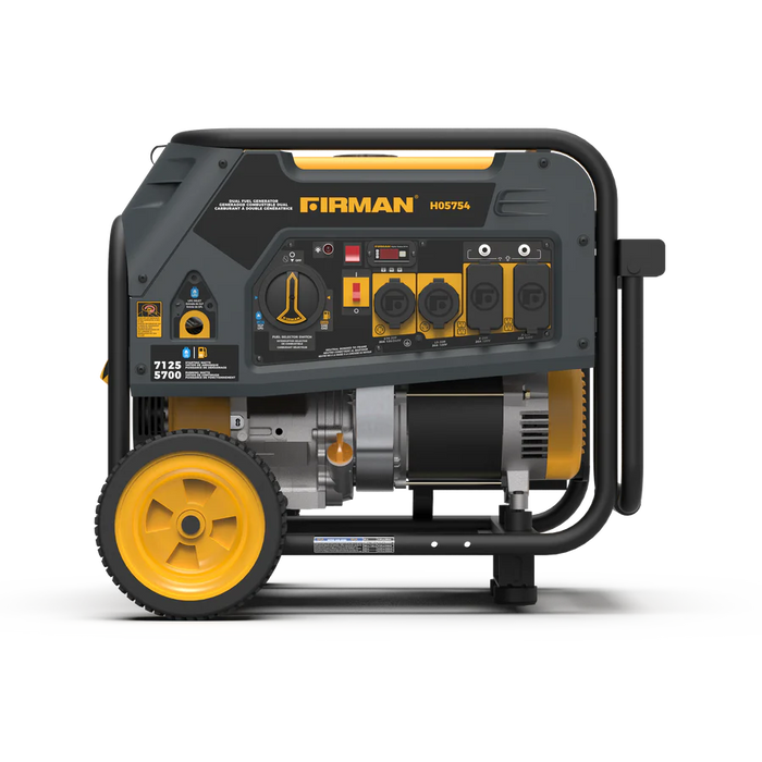 Firman Dual Fuel Portable Generator 5700W Recoil Start 120/240V