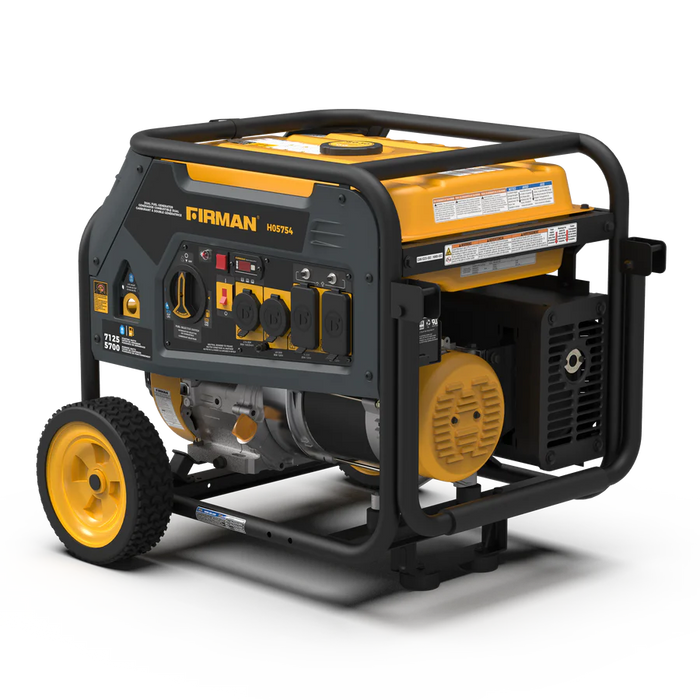 Firman Dual Fuel Portable Generator 5700W Recoil Start 120/240V