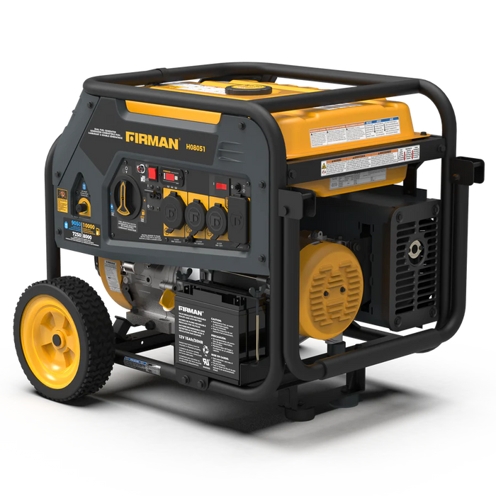 Firman Dual Fuel Portable Generator 8000W Electric Start 120/240V