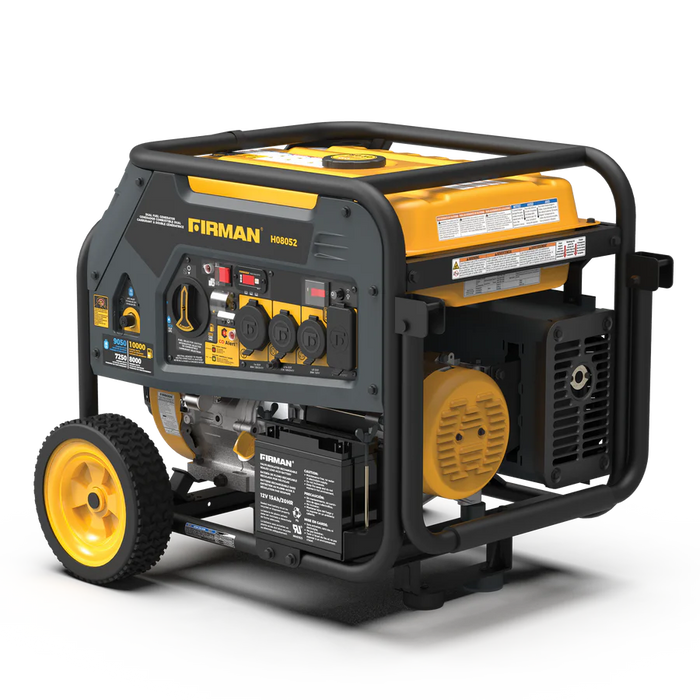 Firman Dual Fuel Portable Generator 10000W Electric Start 120/240V with CO alert